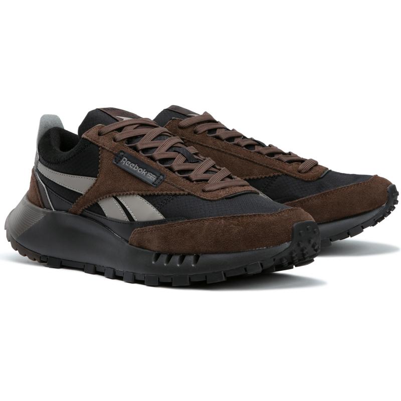 Reebok CL LEGACY W+ Low Top Running Shoes Unisex Brown Black Sneakers 24FRC903U3-GBR