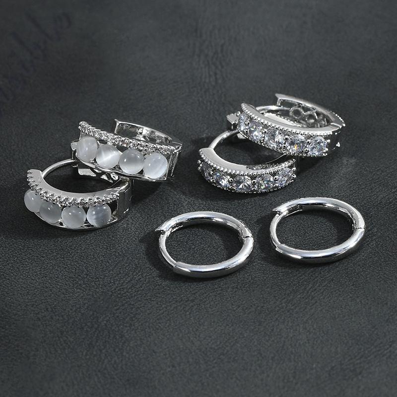 2023 Korean C-Shaped Ear Cuffs: Simple, Versatile Design with Three Pairs of Earrings