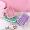 Plastic Wicker Basket Hand Woven Storage Basket New Imitation Rattan Basket  Fruit Display