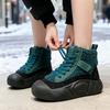 Autumn and winter snow boots women's new velvet short boots high-top casual sports shoes non-slip thickened cotton shoes