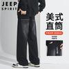 JEEP SPIRIT Men's Relaxed Straight Fit Jeans