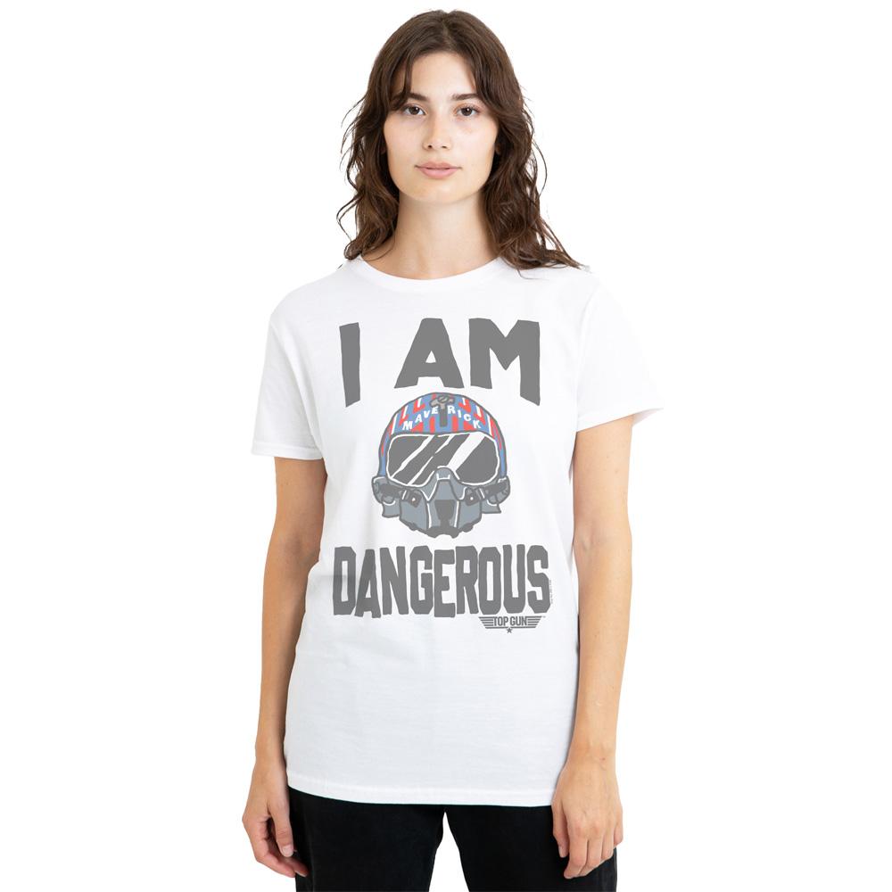 Top Gun Unisex Adult I Am Dangerous T-Shirt