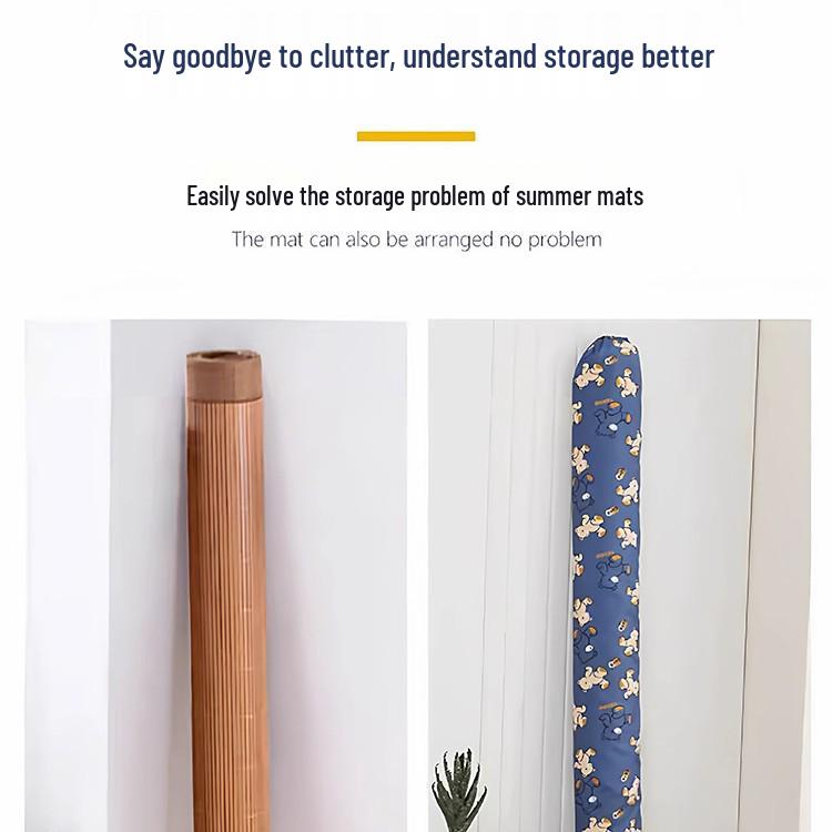 Newcomer Special: Long Rattan Mat Set with Moisture-Proof Storage Bag