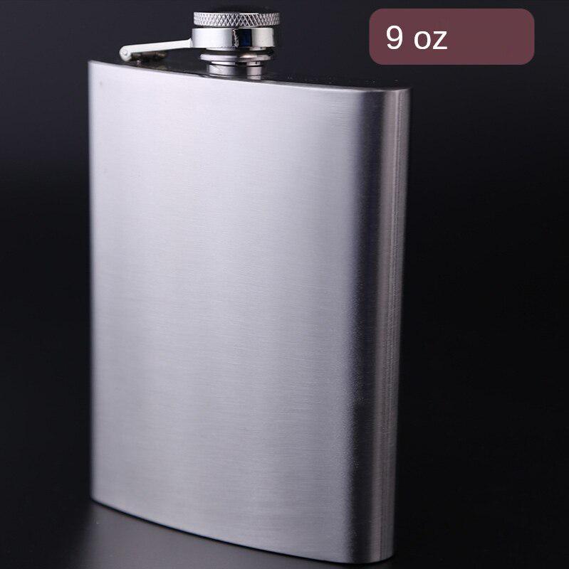 304 Edelstahl Verdickte Flachmann Genießen Sie jederzeit Tragbarer Flachmann Kleine Mini-Bar Must-Have Alkohol Trauzeugen Geschenke