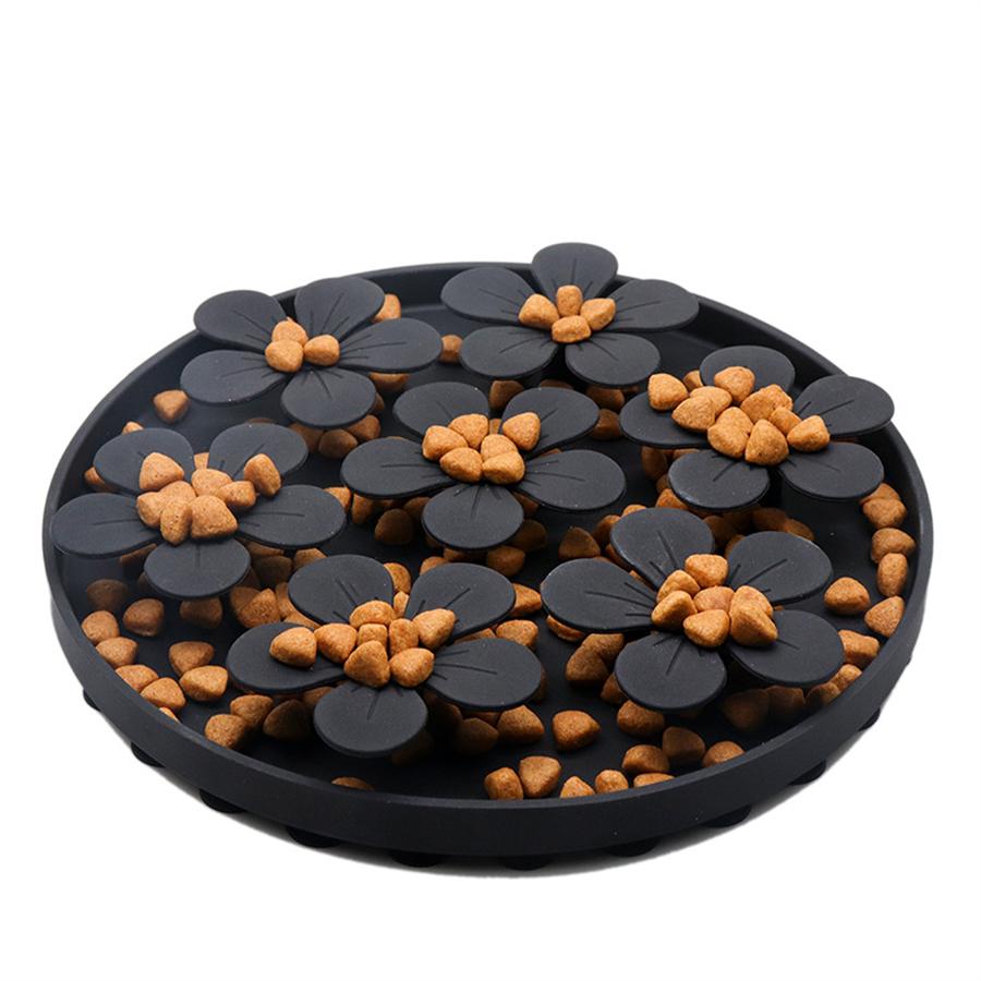 Pet silicone licking pad suction cup dog feeding pad pet anti choking sniffing slow feeding pad