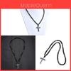 Collier Perles Croisé Tigre Oeil Hématite Obsidienne Pour Hommes Accessoire de Mode