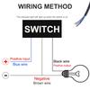 DAOKAI ATV Light Switch, Handlebar Dual Control Kill Switch Red