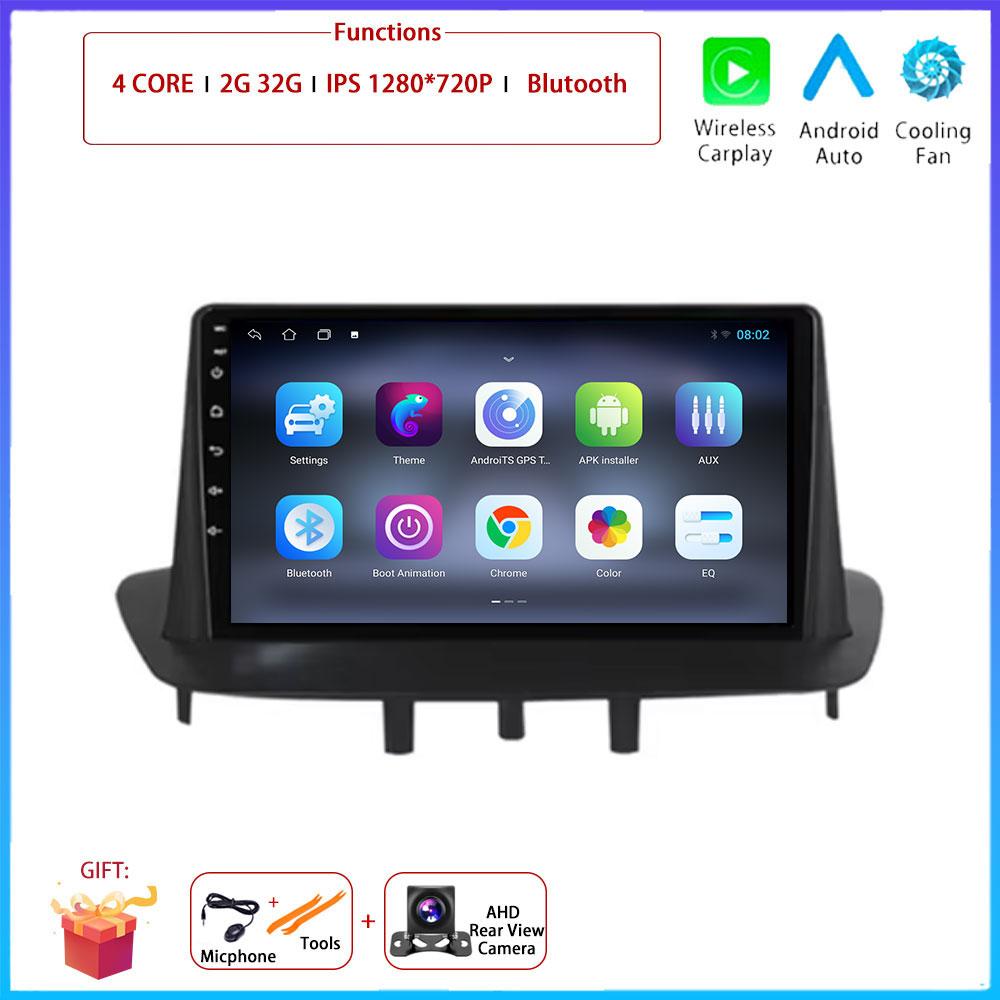 Android OS For Renault Megane 3 Fluence Samsung SM3 2008 - 2014 Car Radio Stereo Multimedia Video GPS Navigation Player BT 5.0