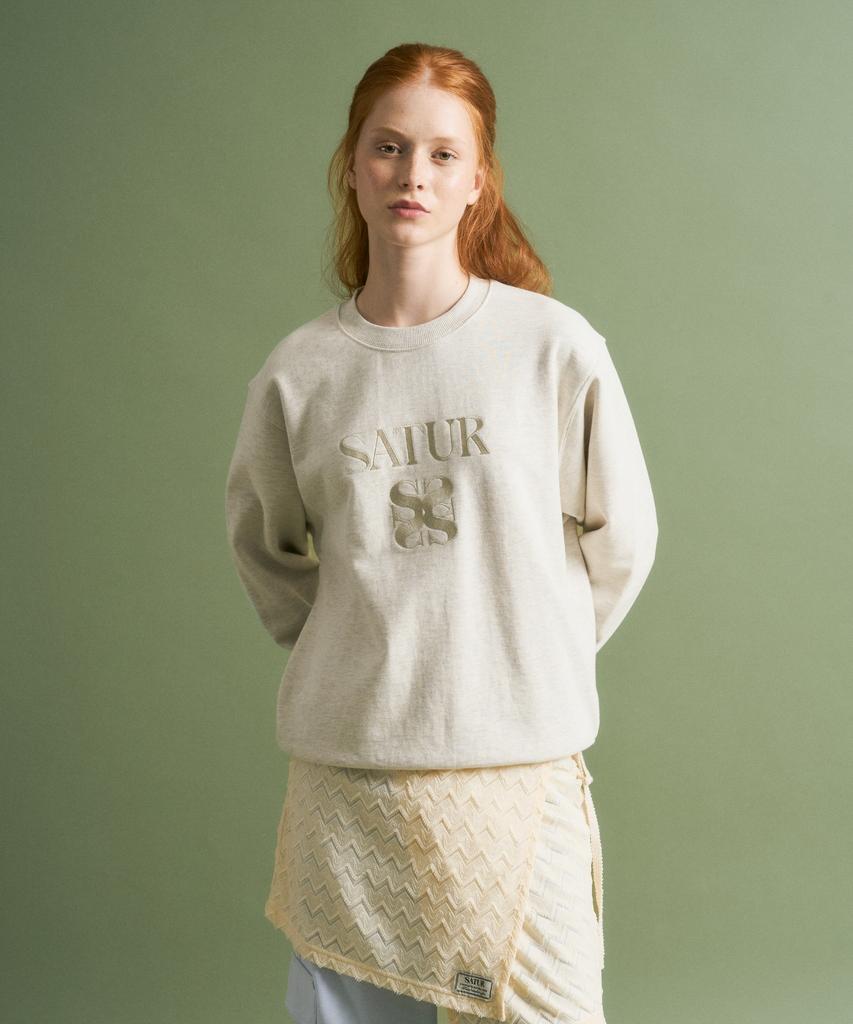 Seteo (W) Crochet Layered Skirt Cream