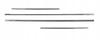 Ford MONDEO MK III Mk3 HB - CHROME WINDOW MOULDS
