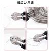 Lightweight and compact bolt and wire cutters, made from CRV steel with a non-slip handle and high cutting power. Ideal for cutting steel wire, wire,