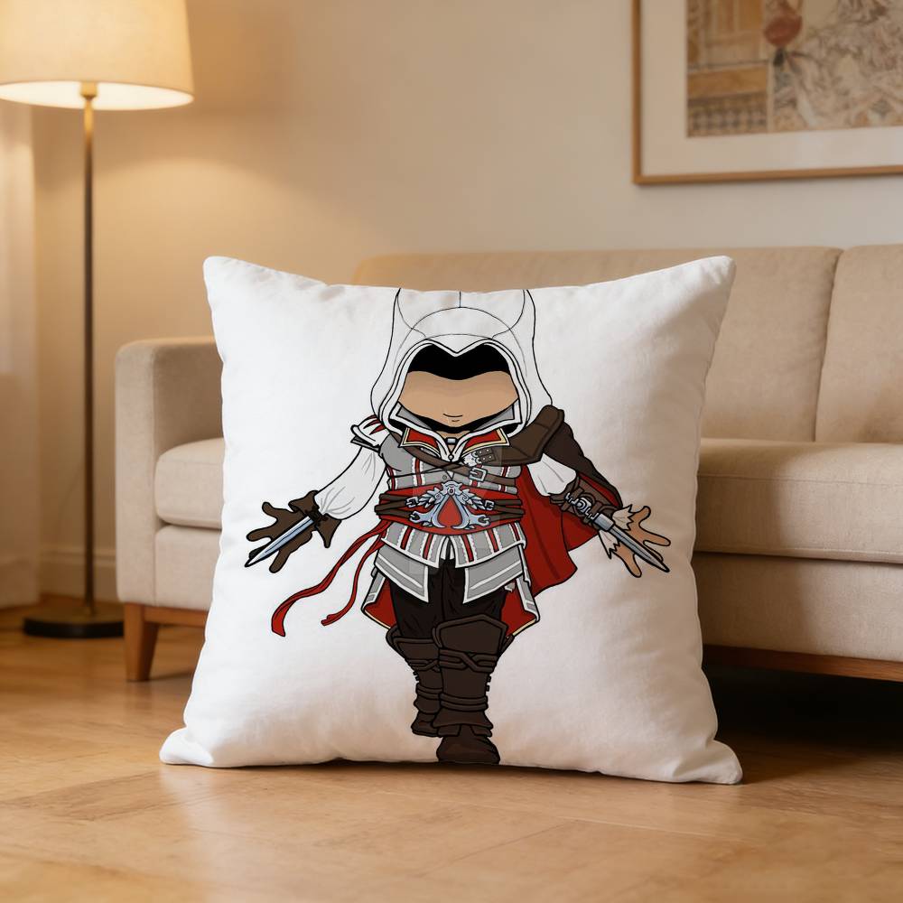 Game A-Assassins C-Creed Pillow Case Pattern Printed Pillowcase For Living Room Sofa Cushion Cover