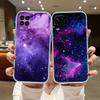 UP43 Purple Space Star Transparent Phone Case for Samsung Galaxy A04 A04S A14 A23 A34 A54 M23 M33 M52 M53