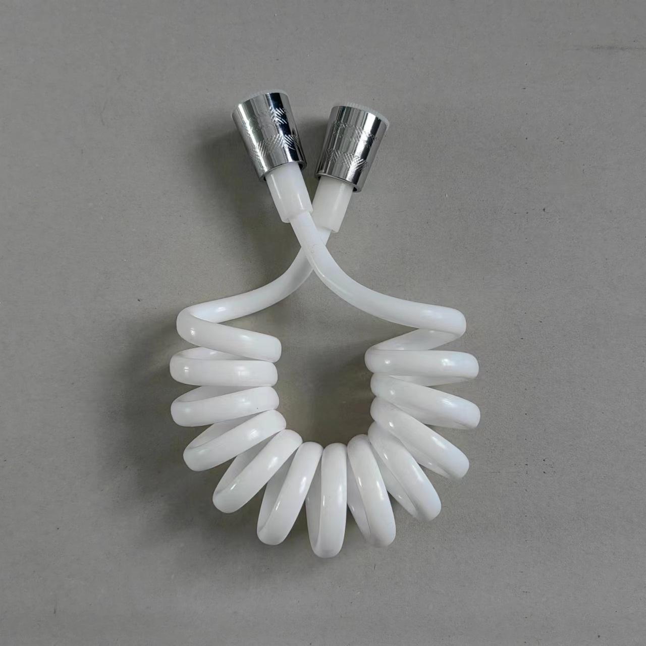 

1.5m/2mTelephone line Shower Hose PU Bathroom Spring Flexible for Water Plumbing Toilet Bidet Sprayer Bathroom Accessories 1.5m белый