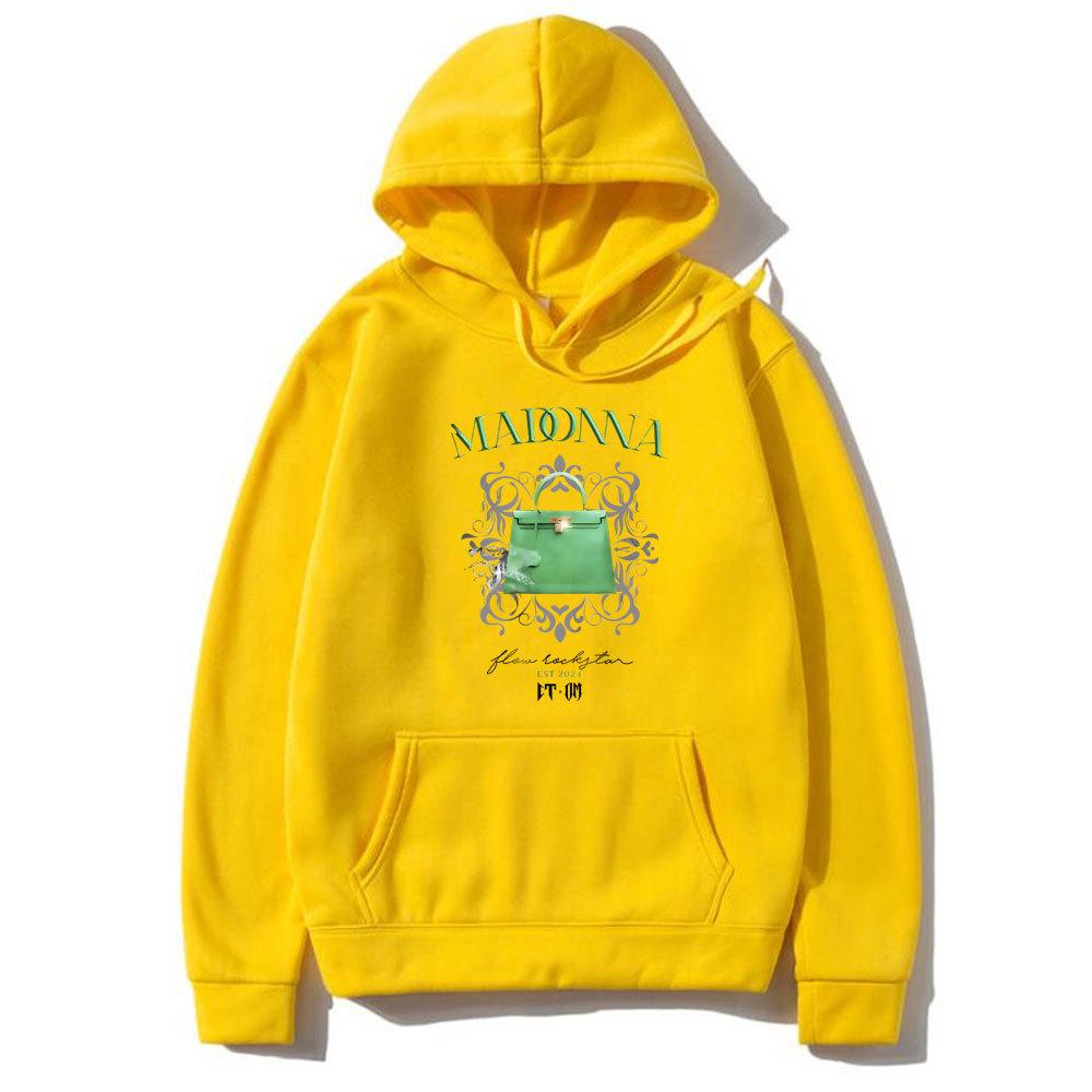 

Лучший Знаменитый Певец Натанаэль Кано Толстовка с Графикой Мадонны Осенне-Зимний Флис Уличная Одежда XXXL