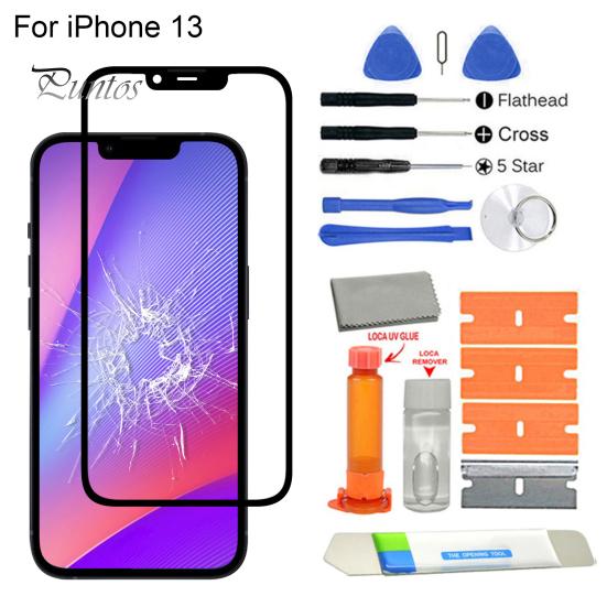 

Ультратонкий передний стеклянный объектив телефона, замена дигитайзера экрана для iPhone 13/13 Mini/13 Pro/13 Pro Max for iPhone 13