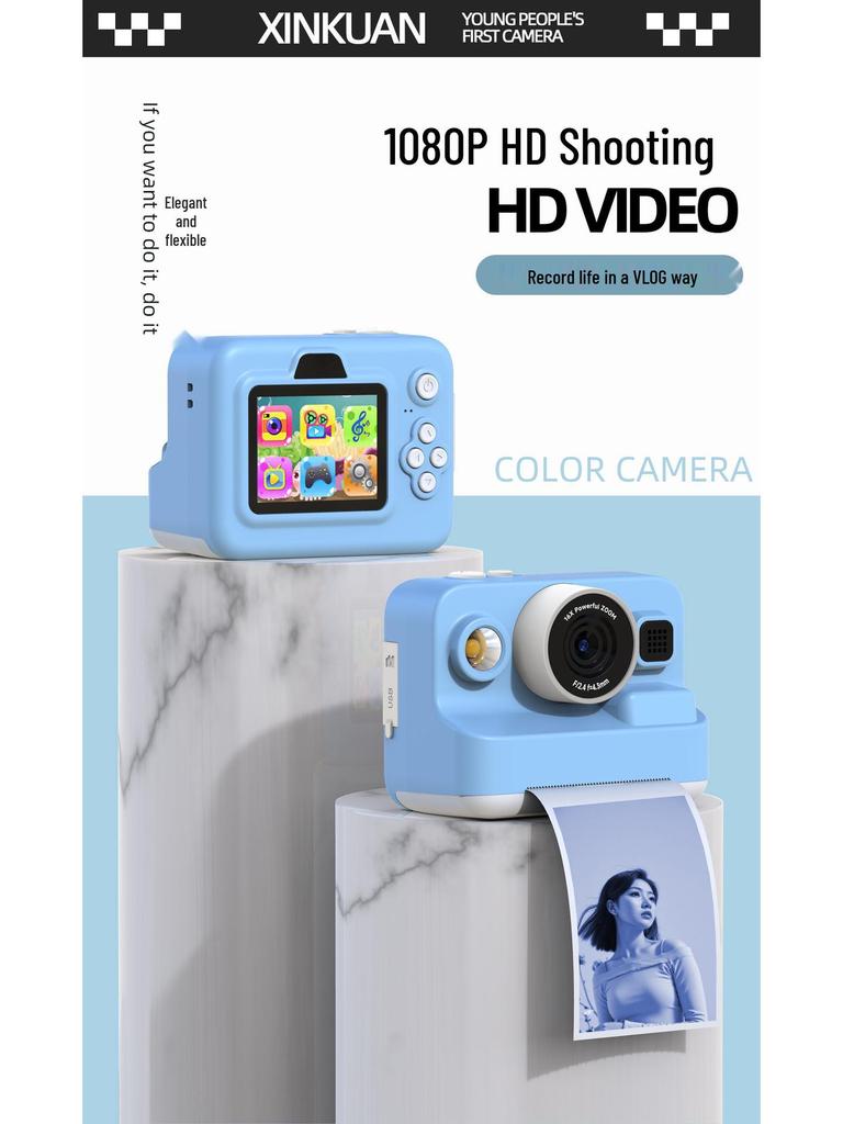 Polaroid Kinder Digitalkamera & Sofortdrucker - Pädagogisches Geburtstagsgeschenk Spielzeug
