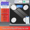 Rechargeable Smart Body Fat Scale for Home - Accurate, Compact, and Mijia App Compatible.
