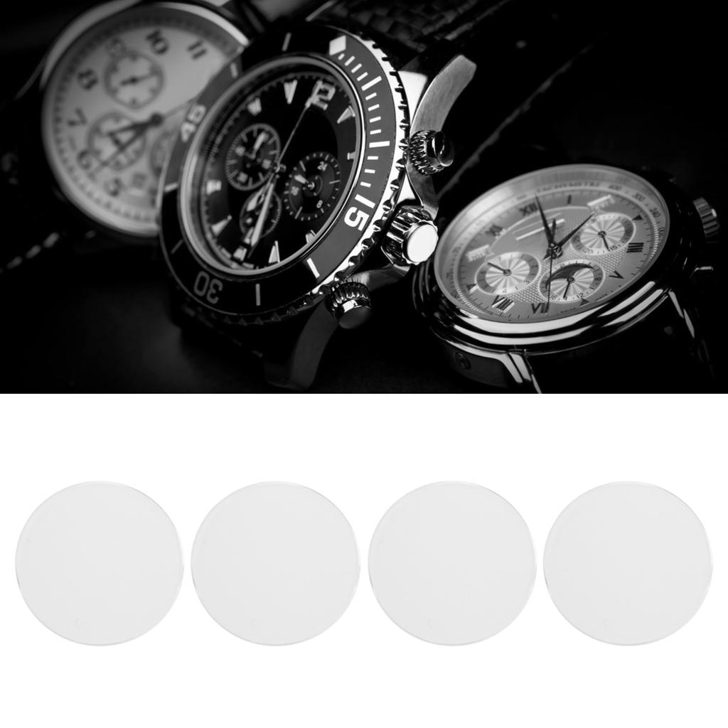 4Pcs 30mm 31.5mm Watch Glass Lens 1.2mm Thick Double Domed Watch Glass Repairing Part