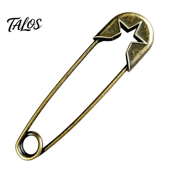 Coats Decorative Pin Vintage Bronze Safety Pin, Large Feather Bird Leaf Flower Lapel Elegant Men Women Brooch for Coats, Jackets, Hats, Bags Design