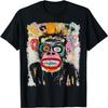 Animal Pop Art Design With A Monkey On It Men's Graffiti T-Shirt