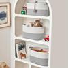 Large Woven Cotton Storage Basket for Toys, Snacks, Underwear, Socks, and Clothes