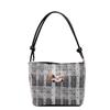 Cute Dachshund Dog One-shoulder Crossbody Bucket Bag New Niche Polka Dot Fashionable Simple Versatile Fashionable Texture Women's Bag