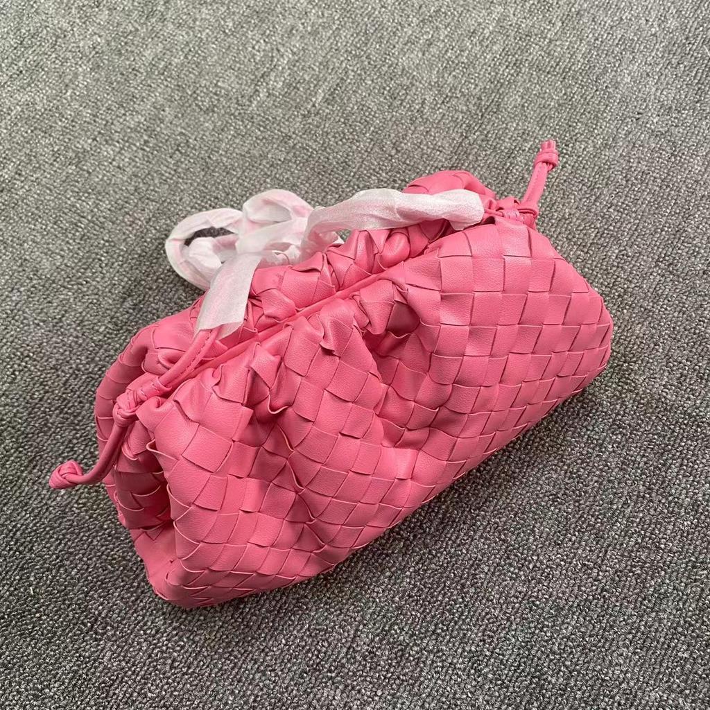 Women's New Pleated Dumpling Bag Genuine Leather Cloud Bag Cowhide Woven Shoulder Bag Crossbody Bag Ashi Ge Same Style