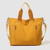 Women's Large Capacity Tote Bag Solid Color Shoulder Bag Water-Repellent Crossbody Bag
