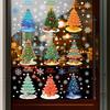 Christmas Window Stickers Decorations Static Stickers Wall Sticker Kids Room Wall Decals Merry Christmas Decorations