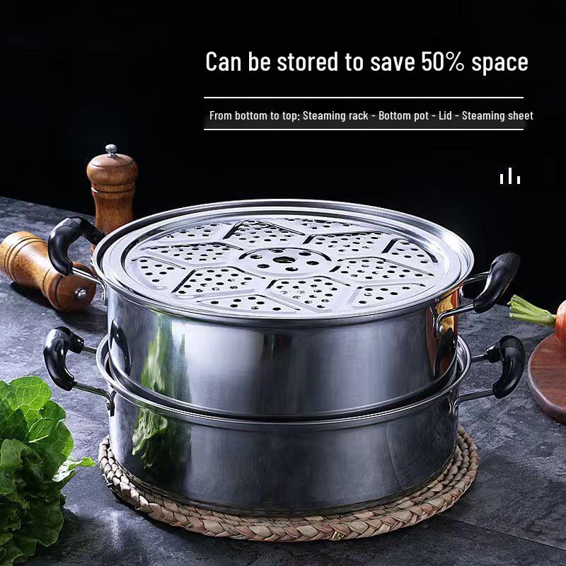 Ganglaimei 28cm Stainless Steel Steamer