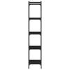 Bookshelf 5 Shelves Black 40 X 30 X 154 Cm Engineered Wood