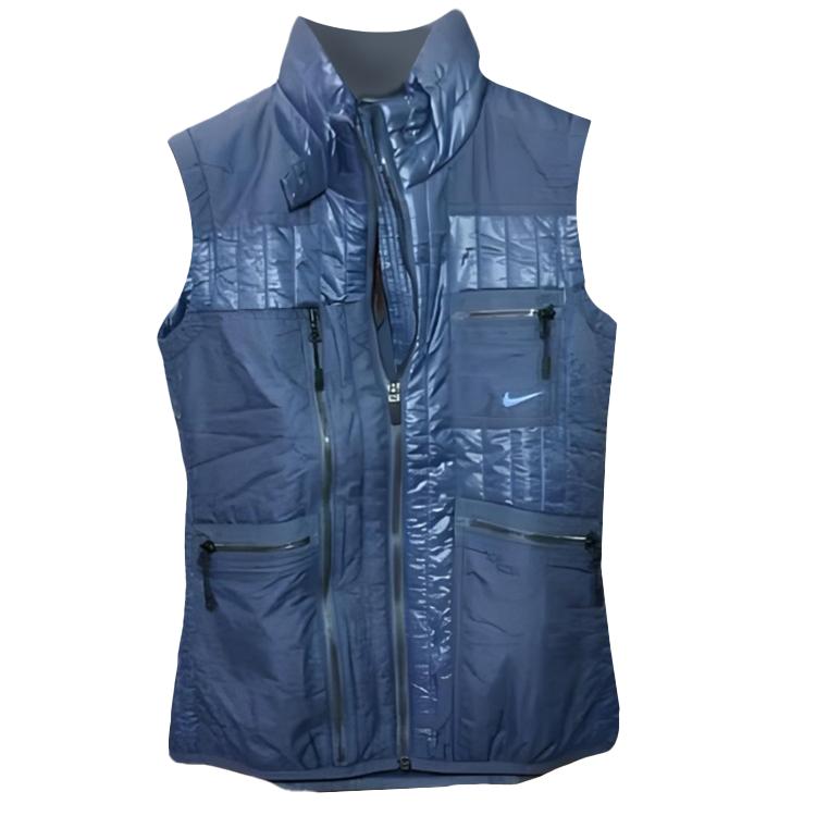 

Nike Stand Collar Zipper Comfortable Simple Vest Women vest 503586-458 S