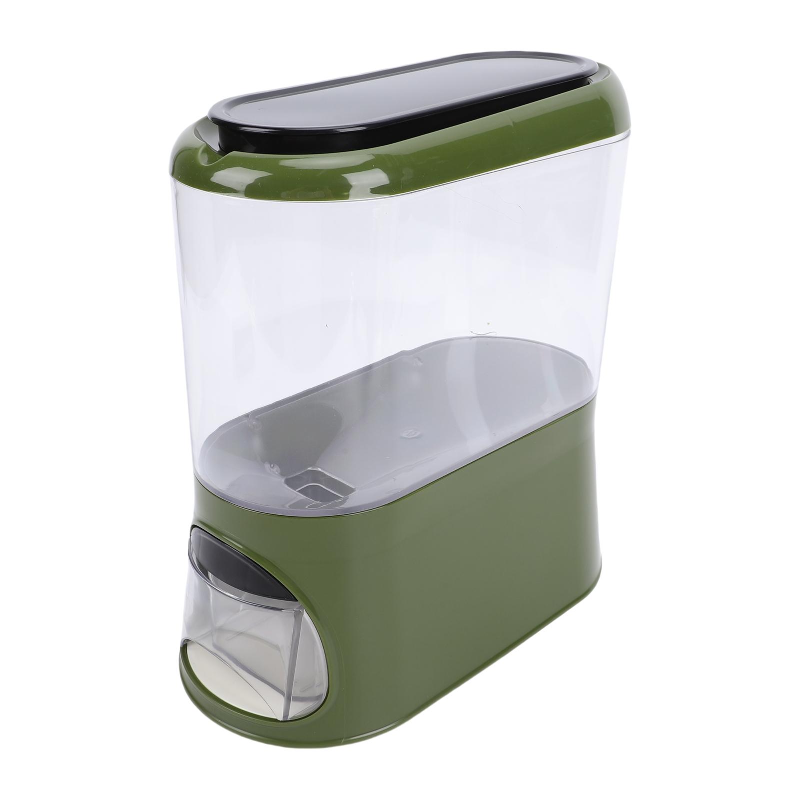 Диспенсер для риса с мерным стаканом герметичный контейнер для хранения сухого корма контейнер для зерна для организации кладовой и домашней кухни Type 2 2070₽