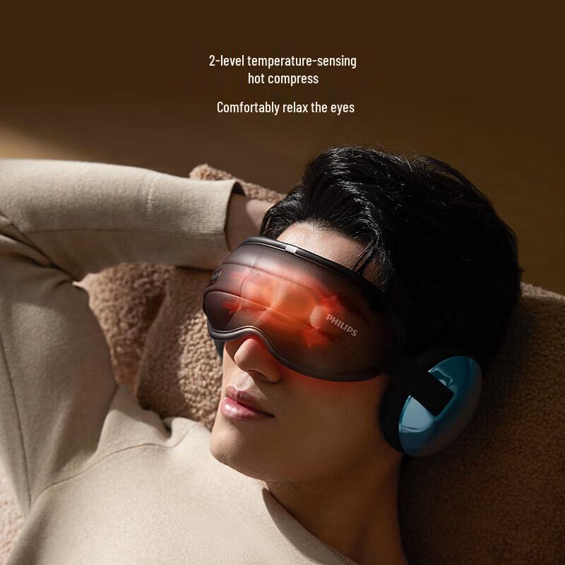 Philips Eye Massager with Cold/Hot Compress & Sleep Aid CN plug (adapter included)