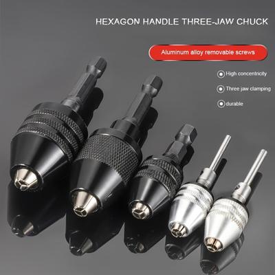 0.3-6.5mm Quick Change Hexagonal Handle Three Jaw Self Centering Twist Drill Chuck 0.3-3.6mm Electric Grinding Tool Set