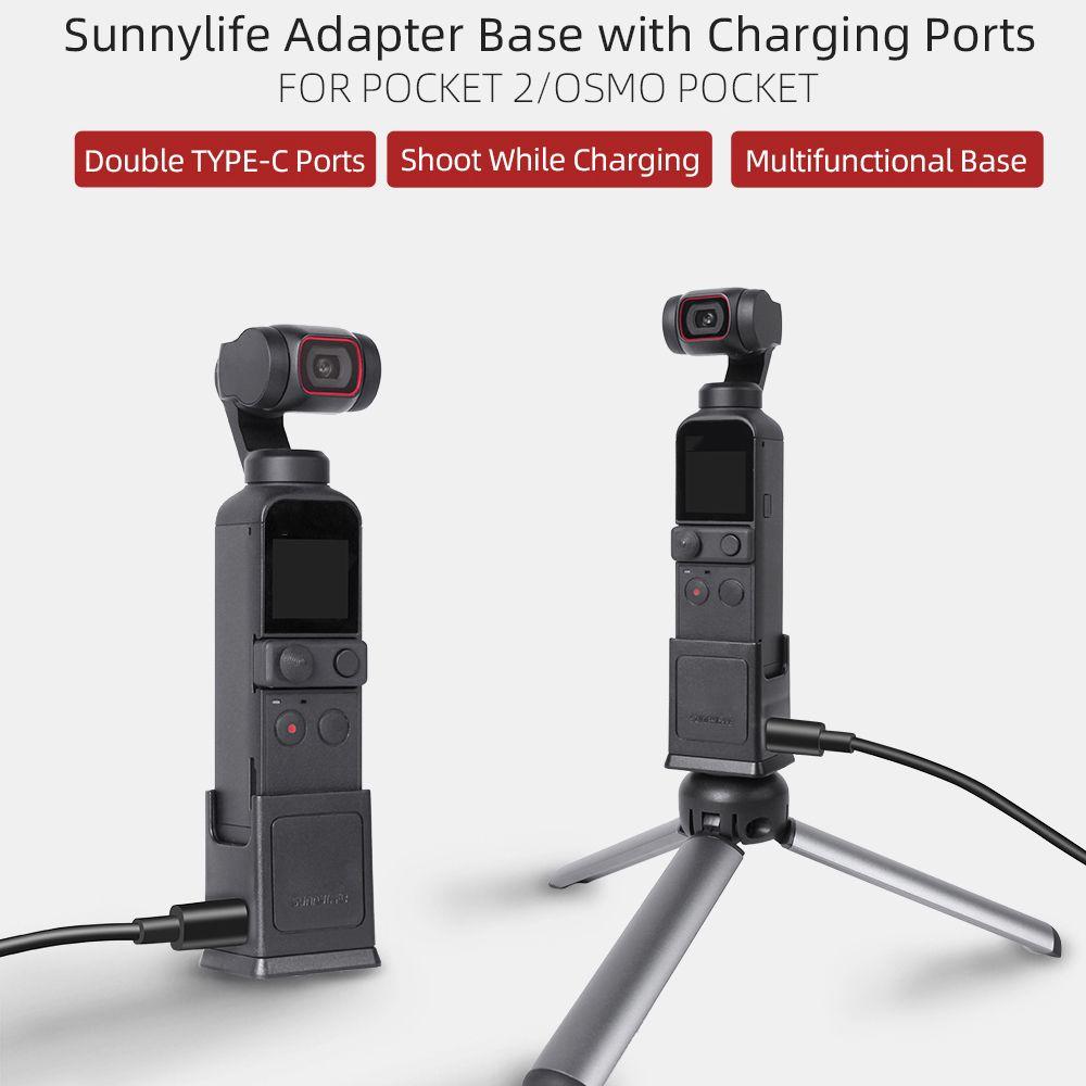 

Potable Gimbal Camera Type-C Charging Stand Mount Base