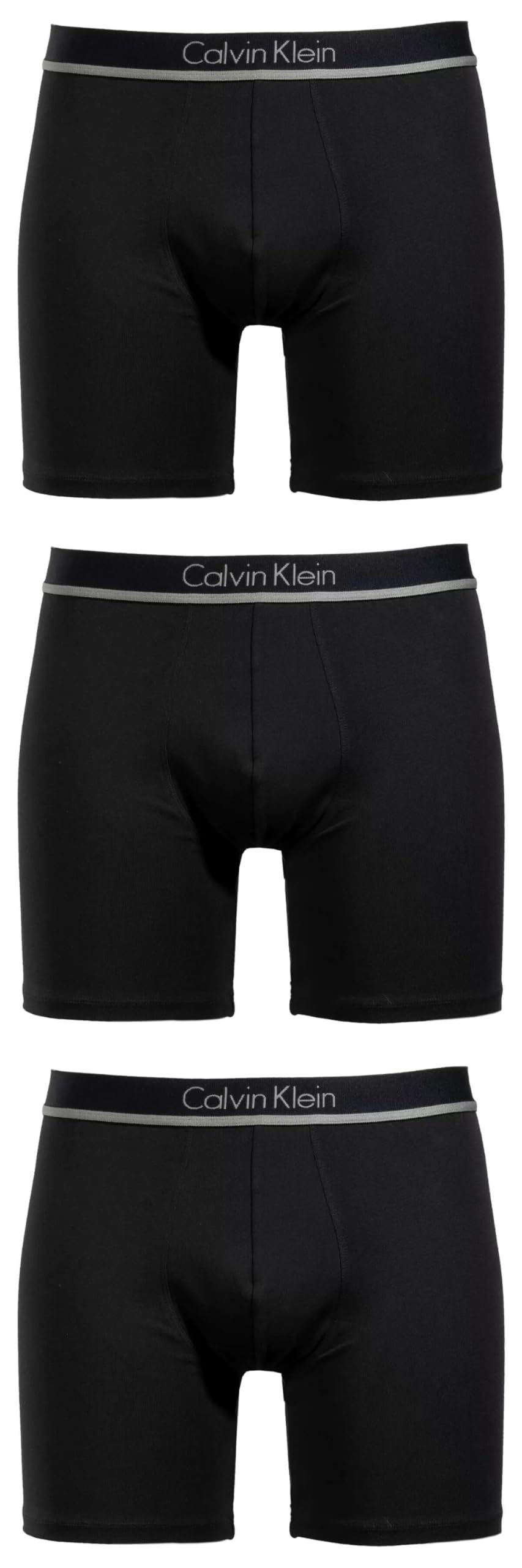 Calvin Klein CK Boxer Cotton Size M Briefs, Men s Underwear, 3-Pack, Stretch, Black, [Used]