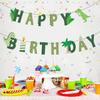 Dinosaur Birthday Banner - Dinosaur Happy Birthday Banner, Dinosaur Theme Birthday Party Decorations