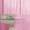 Solid Color Perforated Trylene Semi-Blackout Voile Curtain for Living Room or Balcony
