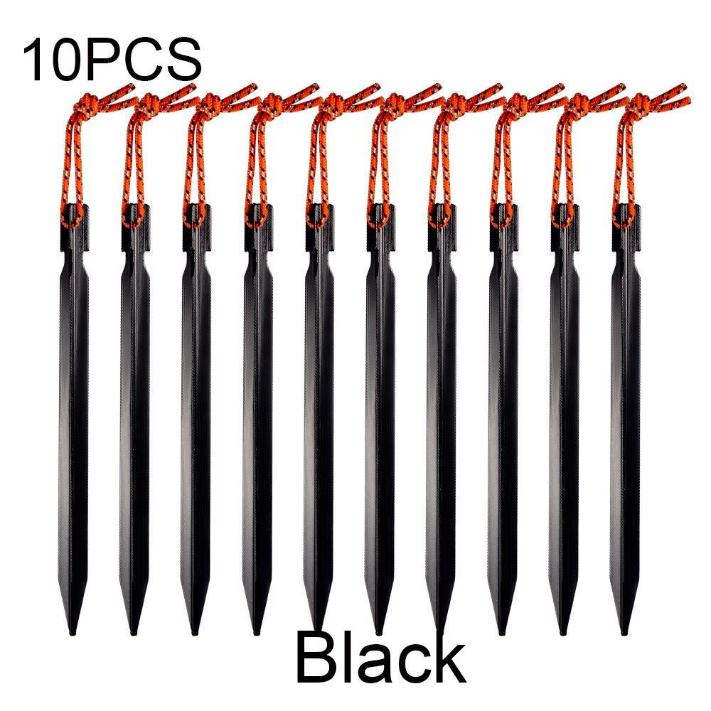 5/10pcs 18cm Ultralight Aluminium Alloy Strong Camping Hiking Tent Peg Stakes Triangular Stake Nail
