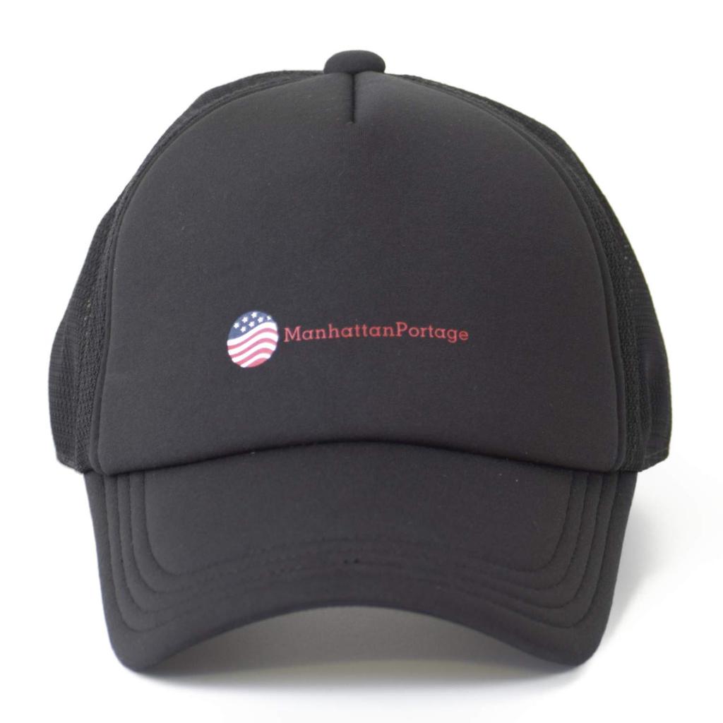 Manhattan Portage US Logo Mesh Baseball Logo Cap Cap, Cap, (011 Black)