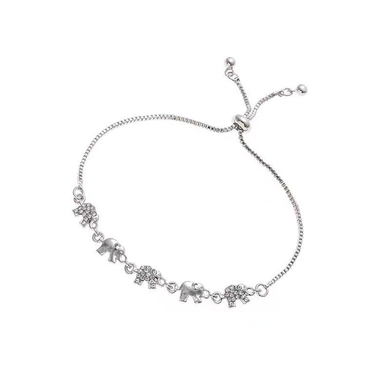 Korean Style Zircon Flower Bracelet for Women - Trendy, Simple, Personalized Design