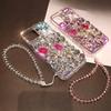 Glitter Rhinestone Phone Case 3D Tulip Flower Bling Diamond Cover For XiaoMi 15 Ultra 14 Pro 14T 14A Plus 13 Lite 13T 12 12T 12S 12X 5G