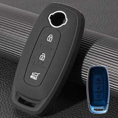 Custodia in Silicone Smart Remote Car Key Fob Ring Cover Shell Holder 3 pulsanti per Nissan Bluebird Sylphy Ariya Teana Altima 2022 2023