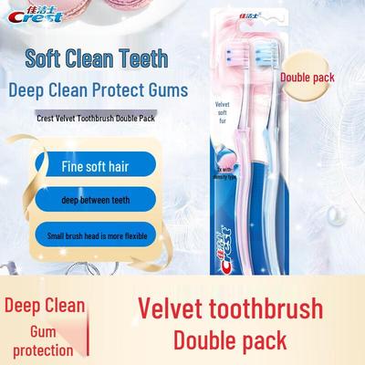 Crest Velvet Gum Care Toothbrush Twin Pack