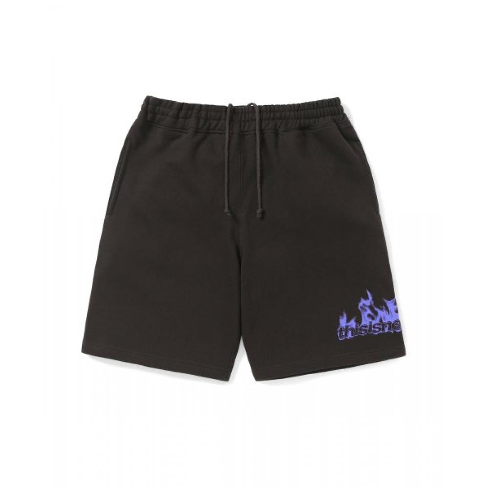 

Flame Sweatshort Black S