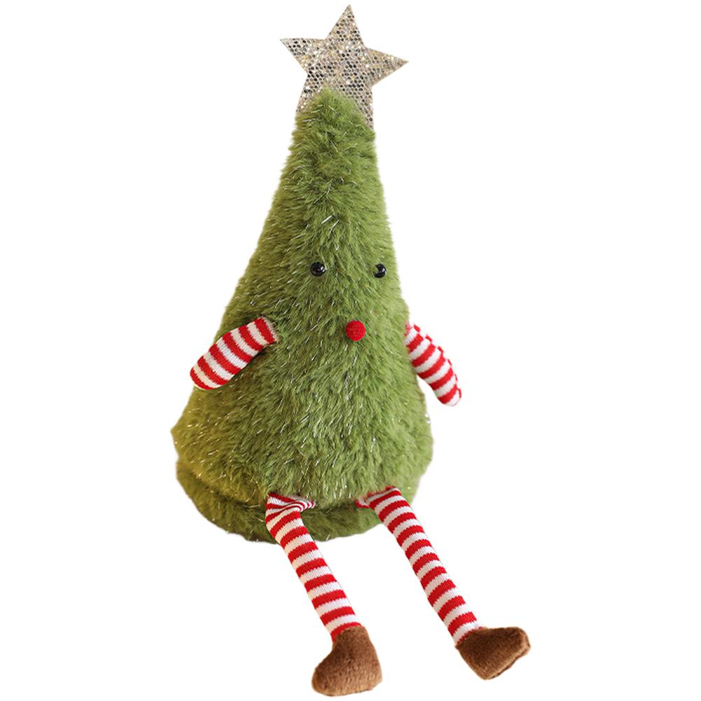 Festive Events Plush Christmas Ornament Charming Seasonal Decoration Christmas Ornament Home Party Accent Charming Decorations
