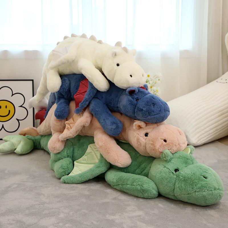 Cute Dinosaur Plush Toy Stuffed Dragon Doll Soft Baby Dragon Pillow Large For Kids