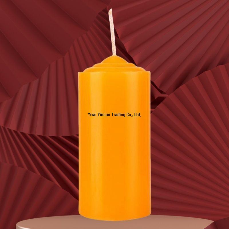 Smokeless Odorless Cylinder Candles for Power Outages, Weddings, Birthdays, New Year, and Decoration